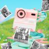 Print Camera, Muti Functional, 48MP Dual Lens, 16X Digital Zoom, Fun Sketching, 1200mAh Battery, with Rich Photo Frames, for Timed Photography (Roseate) view 2