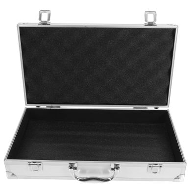 HOMOCONO Large Capacity Tool Kit Medicine Boxes Jewelry Storage Aluminum Hard Cases Tool Container for Home Office Business Trip Travel