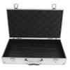 HOMOCONO Large Capacity Tool Kit Medicine Boxes Jewelry Storage Aluminum Hard Cases Tool Container for Home Office Business Trip Travel view 1