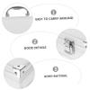 HOMOCONO Large Capacity Tool Kit Medicine Boxes Jewelry Storage Aluminum Hard Cases Tool Container for Home Office Business Trip Travel view 2