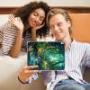for iPad Air 13 inch Case 2024 with Pencil Holder Clear Back (Glowing Fireflies) Art Deco Thin and Lightweight Scratch-Proof Glitter Tablet Clear Case with Corner Bumpers for iPad Air 13 M2 Case view 3