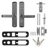 LEIXYOO Mechanical Keyless Lock MX230G-D with Keypad & Mechanic Key Entry Both Inside & Outside, Water & Heat/Fire Proof, 100% Mechanical, Very Reliable(Gray 1 Keypad) view 3