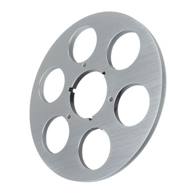 1/4 10.5 Inch Empty Tape Reel, Aluminum Alloy 6 Hole Opening Machine Part Empty Takeup Reel Universal Wind for Reel to Reel Tape Player (Pomyao385usdnr0-12)
