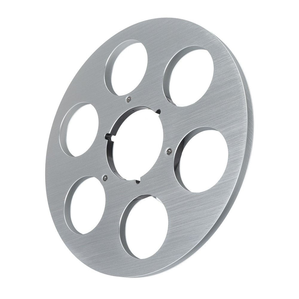 1/4 10.5 Inch Empty Tape Reel, Aluminum Alloy 6 Hole Opening Machine Part Empty Takeup Reel Universal Wind for Reel to Reel Tape Player (Pomyao385usdnr0-12)
