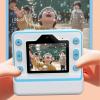 Print Camera, Muti Functional, 48MP Dual Lens, 16X Digital Zoom, Fun Sketching, 1200mAh Battery, with Rich Photo Frames, for Timed Photography (Blue) view 4