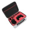 Nurnesy Drone Storage Case,Drone Carrying Hard Case for FPV Avata2 PU Leather Portable Travel Storage Bag with Internal Adjustable Spacing view 3