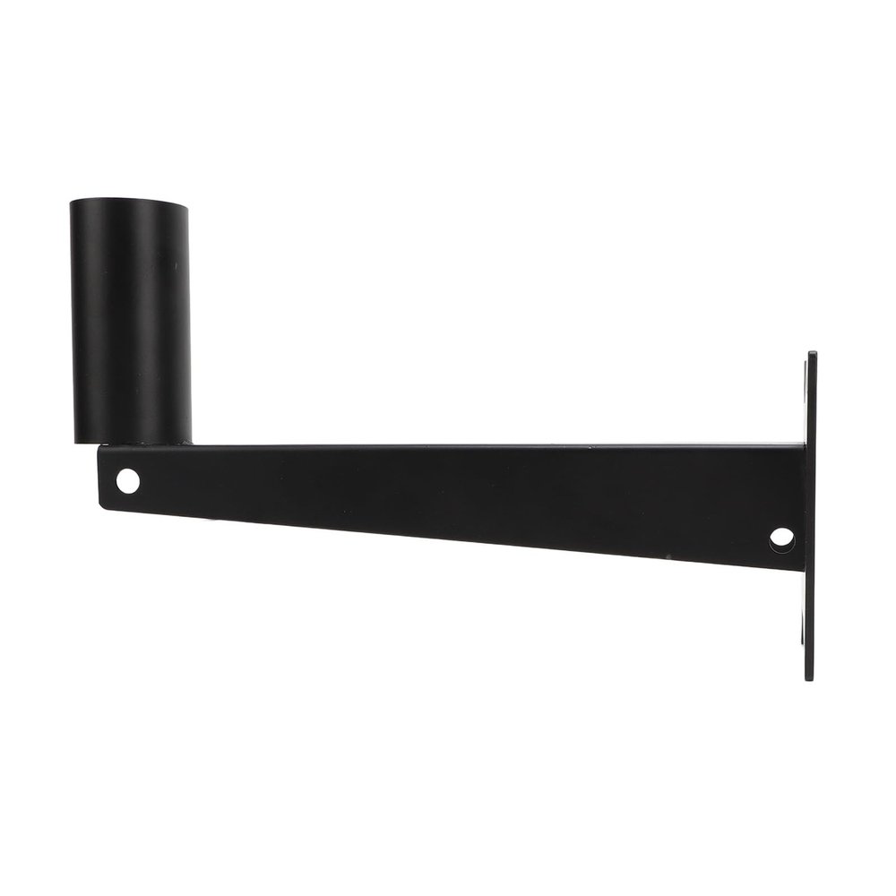Satellite Wall Mount, Heavy Duty Long Pole Mount for Internet Kit with Metal Construction, Easy Installation on Various Surfaces, Black
