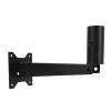 Satellite Wall Mount, Heavy Duty Long Pole Mount for Internet Kit with Metal Construction, Easy Installation on Various Surfaces, Black view 2