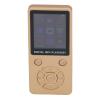 64GB MP3 Player with, 1.8 Inch Screen Portable HiFi Music Player with Speaker Video FM E Book Earphone Support Up to 128GB, Faster Speed, Lower Latency (Gold) view 1