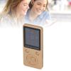 64GB MP3 Player with, 1.8 Inch Screen Portable HiFi Music Player with Speaker Video FM E Book Earphone Support Up to 128GB, Faster Speed, Lower Latency (Gold) view 4