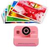Camera for Kids, 12MP Instant Print Camera, 2.4 Inch Screen, Support Timer, No Ink, Rechargeable, with Fun Frames (Acoutoqs3tfbix76-11) view 2