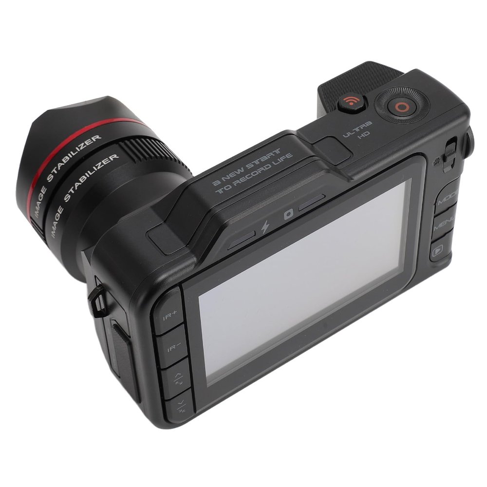 Yunseity 5K Digital Camera, Night Digital Camera, 50MP 50x Zoom, 5G, 4in Screen, 4800mAh Travel Video Camera, Autofocus, Filter