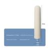 QXCIVR Water Purification Filter 10inch Universal Ceramic Water Filter,Water Filter Replacement,Remove Chlorine Impurities,Water Purifier(3/8) view 2