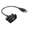 beler Black USB Port AUX Cable Adapter Cord Wire Charger Cable Fit for Toyota Corolla view 2
