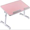 Bed Desk for Laptop and Writing Adjustable Height with Cooling Fan Foldable Notebook Lap Pc Folding Computer Portable Table view 1