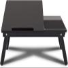 Computer Folding Table Bamboo Laptop Stand Foldable Desk Notebook Table Laptop Bed Tray Bed Table Play view 1