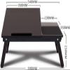 Computer Folding Table Bamboo Laptop Stand Foldable Desk Notebook Table Laptop Bed Tray Bed Table Play view 2