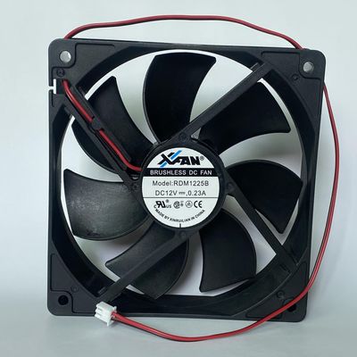 RDM1225B DC12V 0.23A 12CM 12025 2-Wire Cooling Fan for RDM1225B DC Fan