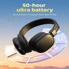 awatrue Kids Bluetooth Headphones, Over-Ear Wireless Headphones with Microphone, Safe-Volume 85dBA, Bluetooth 5.4, Foldable Lightweight and Comfortable, 50H Playtime, USB-C Charging, Black view 2