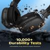awatrue Kids Bluetooth Headphones, Over-Ear Wireless Headphones with Microphone, Safe-Volume 85dBA, Bluetooth 5.4, Foldable Lightweight and Comfortable, 50H Playtime, USB-C Charging, Black view 4