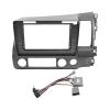 KONGDSDM Car Radio Panel 10.1 Inch Car DVD Frame Audio Trim Kits Facia Panel Radio Player Screen 2 Din Fit for Honda Civic 2006-2011 Left Stereo Durable(RHD Frame-Cord) view 1