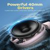awatrue Kids Bluetooth Headphones, Over-Ear Wireless Headphones with Microphone, Safe-Volume 85dBA, Bluetooth 5.4, Foldable Lightweight and Comfortable, 50H Playtime, USB-C Charging, Pink view 2