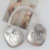 [3 in 1] Case Cover for AirPods Max(2024/2020) Ear Pad Case Cover/Headband Cover/Ear Cups Cover New Cute Design for Apple AirPods Max Headphones (Silver+Black) view 2