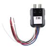 CFTGIW 2 Channel Car Stereo Subwoofer Audio Converter with Power Amplifier Control Wire view 2