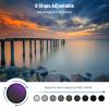 NEEWER 77mm ND2-400 (1-9 Stops) Variable ND Filter with Lens Cap, Lanyard, Cleaning Cloth, Precise Neutral Density Adjustment, Fingerprint & Scratch Resistant Multicoated Optical Glass view 2