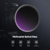 NEEWER 77mm ND2-400 (1-9 Stops) Variable ND Filter with Lens Cap, Lanyard, Cleaning Cloth, Precise Neutral Density Adjustment, Fingerprint & Scratch Resistant Multicoated Optical Glass view 4