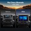 10.2" Car Stereo Radio for Chevy Silverado & GMC Sierra 2014-2018 - Wireless CarPlay Android Auto | 5G WiFi GPS Navigation | Bluetooth FM/SWC | Touchscreen | Plug & Play | 1080P Backup Camera view 2
