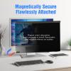 VERPONITY Magnetic Computer Privacy Screen 27 Inch, Aesthetic Hanging Privacy Screen for Computer Monitor with Anti-Blue Light Coating, Removable PVC Magnetic Attachment Computer Monitor Privacy view 2