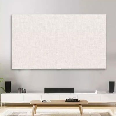 19-80 Inch TV Cover Thick Cotton and Linen TV Dust Cover Cloth Indoor LCD LED Screen Protect Cover Solid Color Monitor Cover Universal Bedroom Living Room Art Decoration Cover(Color:color8,Size:24in)