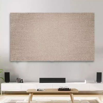 19-80 Inch TV Cover Thick Cotton and Linen TV Dust Cover Cloth Indoor LCD LED Screen Protect Cover Solid Color Monitor Cover Universal Bedroom Living Room Art Decoration Cover(Color:color15,Size:22in)