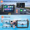 [2G+64G] Car Radio for Suzuki Swift 2011-2017 Android Car Stereo Carplay Wireless Android Auto, Hodozzy 9 inch Touch Screen with GPS/WiFi Bluetooth, FM RDS, Mirror Link, SWC Backup Camera view 3