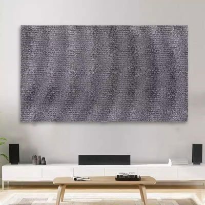 19-80 Inch TV Cover Thick Cotton and Linen TV Dust Cover Cloth Indoor LCD LED Screen Protect Cover Solid Color Monitor Cover Universal Bedroom Living Room Art Decoration Cover(Color:color17,Size:52in)