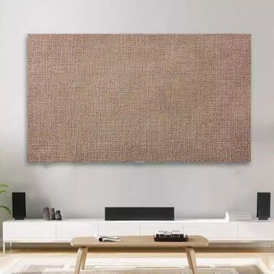 19-80 Inch TV Cover Thick Cotton and Linen TV Dust Cover Cloth Indoor LCD LED Screen Protect Cover Solid Color Monitor Cover Universal Bedroom Living Room Art Decoration Cover(Color:color14,Size:32in)
