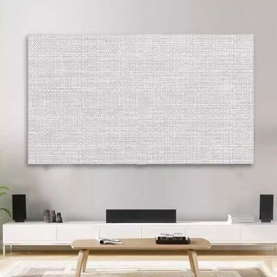 19-80 Inch TV Cover Thick Cotton and Linen TV Dust Cover Cloth Indoor LCD LED Screen Protect Cover Solid Color Monitor Cover Universal Bedroom Living Room Art Decoration Cover(Color:color21,Size:19in)