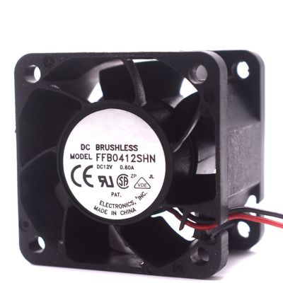FFB0412SHN 2-Wire DC 12V 0.60A 40x40x28mm Cooling Fan