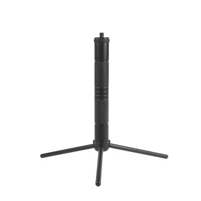 LKBEJMYY Tripod Foldable 1/4 Screw Portable Ultra-Light Support Camping Light Stand Projector Bracket