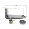 LHXEQJAM Wall Mount Projector Bracket Projector Mounting Bracket Aluminum Alloy Projector Bracket(Gold) view 4