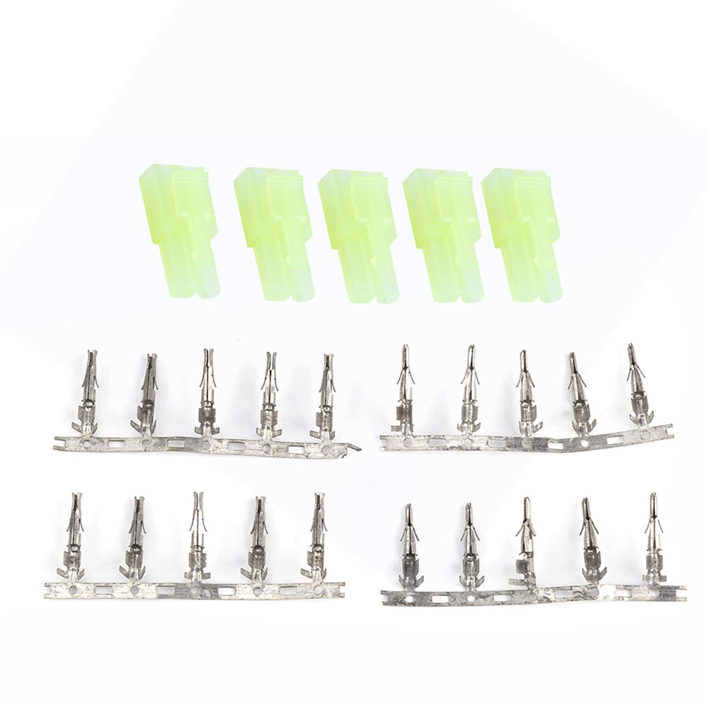Bnineteenteam 5 Pairs Green Mini Plug Unwired Connector RC NiMH Stable for Model Aircraft