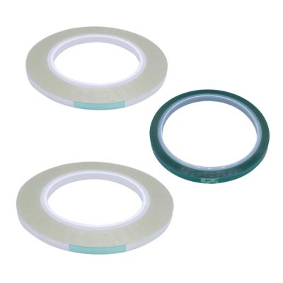 MOAIYU New 1/4" 1PC Green 2PCS Transparency Leader Tape for Reel to Reel Tapes 3PCS