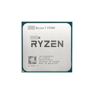 EWKYLSEM CPU R 7 5700G R7 5700G 3.8GHz Eight-Core 16-Thread CPU Processor 65W L3=16M 100-000000263 New AM4 Socket but No Fan