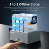 MAIWO Hard Drive Docking Station Offline Cloner 4 Bay USB-C SATA III Chipset, Support 2.5 3.5 Inch SATA HDDs SSDs, 96TB Capacity, External HDD Duplicator with UASP view 4