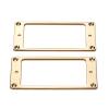 2Pcs Gold Electric Guitar Aluminum Alloy Humbucker Pickup Mounting Ring Flat Repair Part view 1