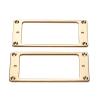 2Pcs Gold Electric Guitar Aluminum Alloy Humbucker Pickup Mounting Ring Flat Repair Part view 2