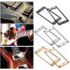 2Pcs Gold Electric Guitar Aluminum Alloy Humbucker Pickup Mounting Ring Flat Repair Part view 3