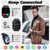 VRPEFIT Smart Watch for Men Women 1.8" Fitness Tracker, Bluetooth Call, Heart Rate Sleep Blood Oxygen Monitor, 100+ Sports Modes, IP68 Waterproof Smartwatch for Android iPhone, Alexa Built-in view 2