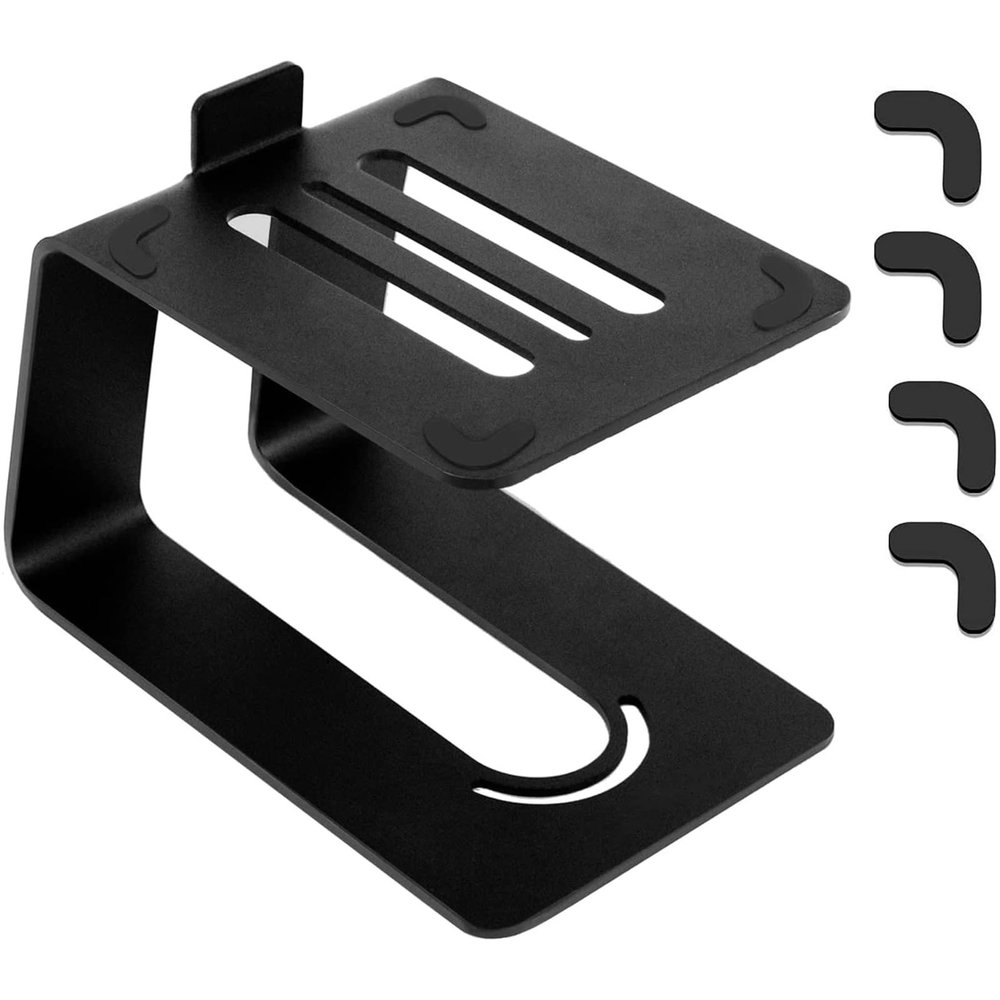MOAIYU Hollowed Out Desktop Stand Anti-Vibration Tabletop Holder Bracket in-Cline Designed for Better Sound Experience